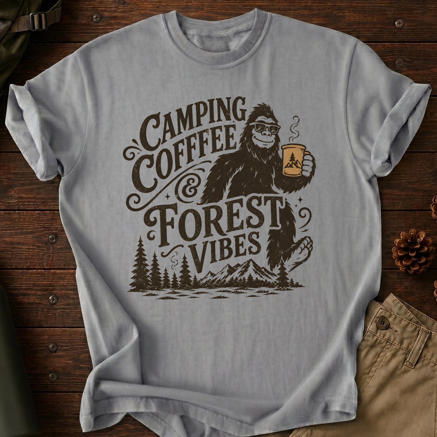 Camping Coffee T-Shirt