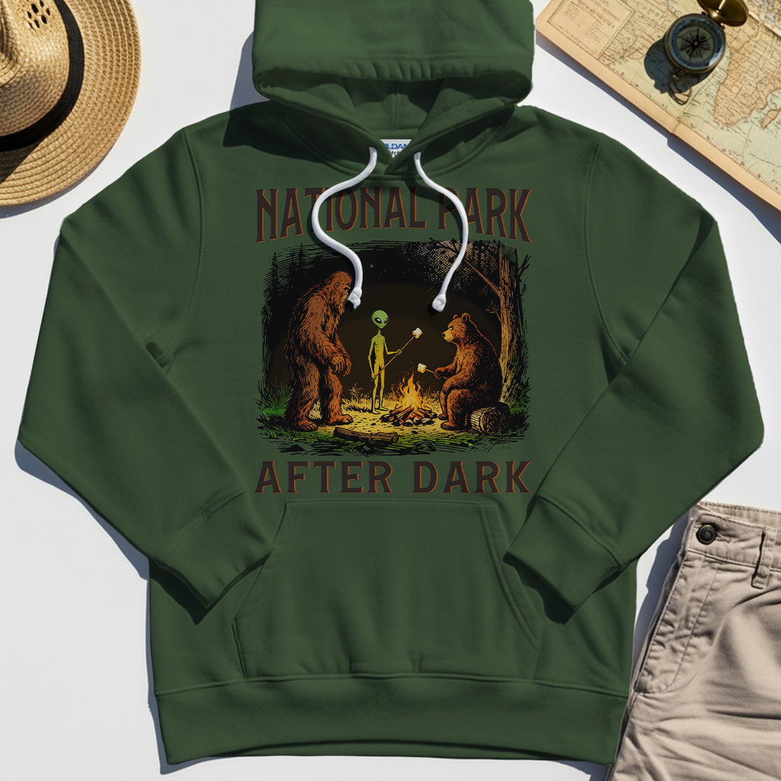Funny National Park After Dark Hoodie 1
