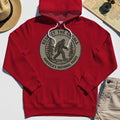 Retro Respect the Locals Bigfoot Hoodie, Funny Sasquatch National Park Camping Hoodie 5