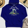Yellowstone National Park Hoodie, Bear & Pines Mountain Graphic Hoodies 7