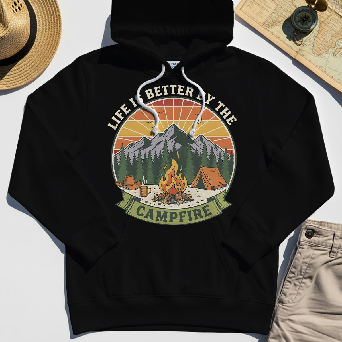 Life Is Better By The Campfire Hoodie 1