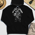 Let’s Go Camping Funny Bear Drinking Beer Hoodie, Beer Lover Hoodie For Outdoor Adventure & Camping Fans 1