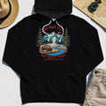 Yellowstone National Park Hoodie, Do Not Pet The Fluffy Cows Funny Bison Graphic Hoodie 1