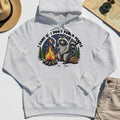 I Camp So I Don’t Punch People Hoodie, Funny Raccoon Marshmallow Campfire Hoodies 4