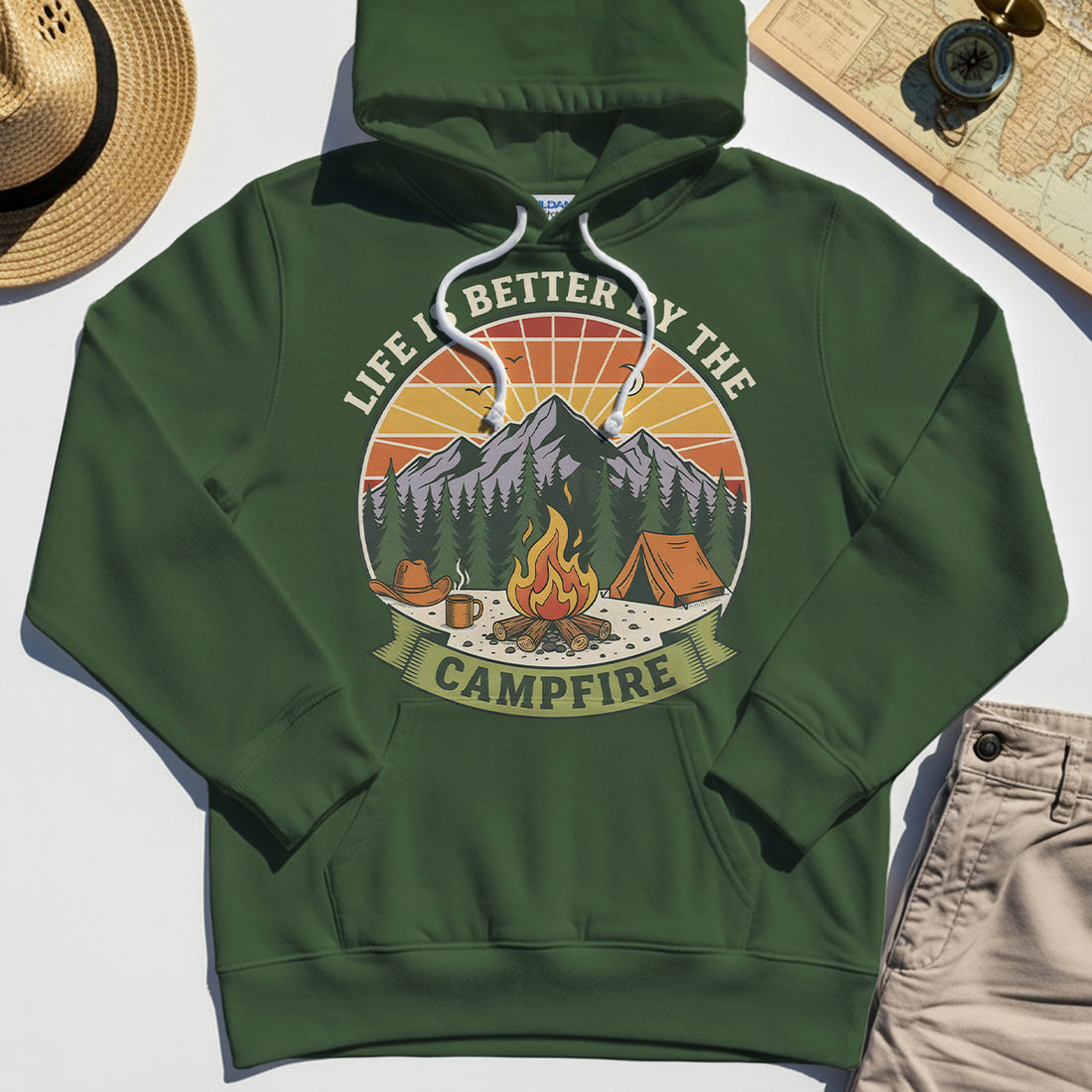 Life Is Better By The Campfire Hoodie 1