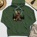 Let’s Go Camping Hoodie, Funny Beer Drinking Bear Graphic Hoodies For Outdoor & Camping Lovers 3