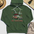 Winter Camping Adventure Hoodie, Retro Car with Tree Family Christmas Camping Hoodies 3