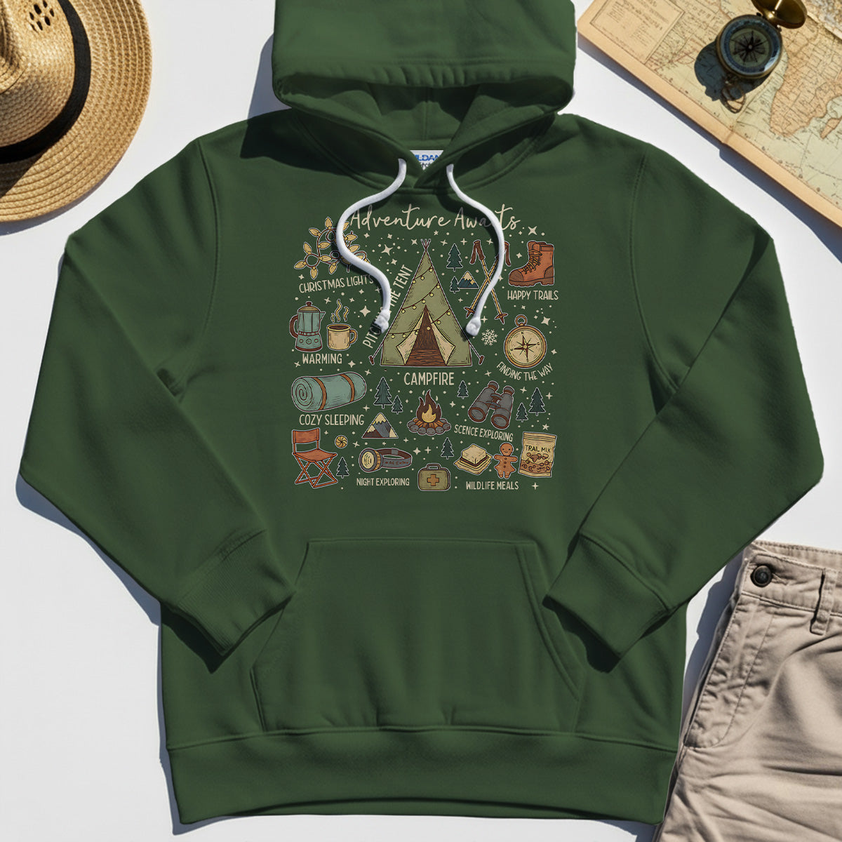 Camping Adventure Awaits Hoodies 3