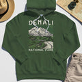 Denali National Park Hoodie, National Park Mountain Landscape Hoodie 3