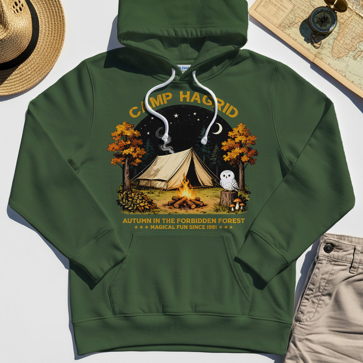 Vintage Camp Hagrid 1981 Hoodies 3