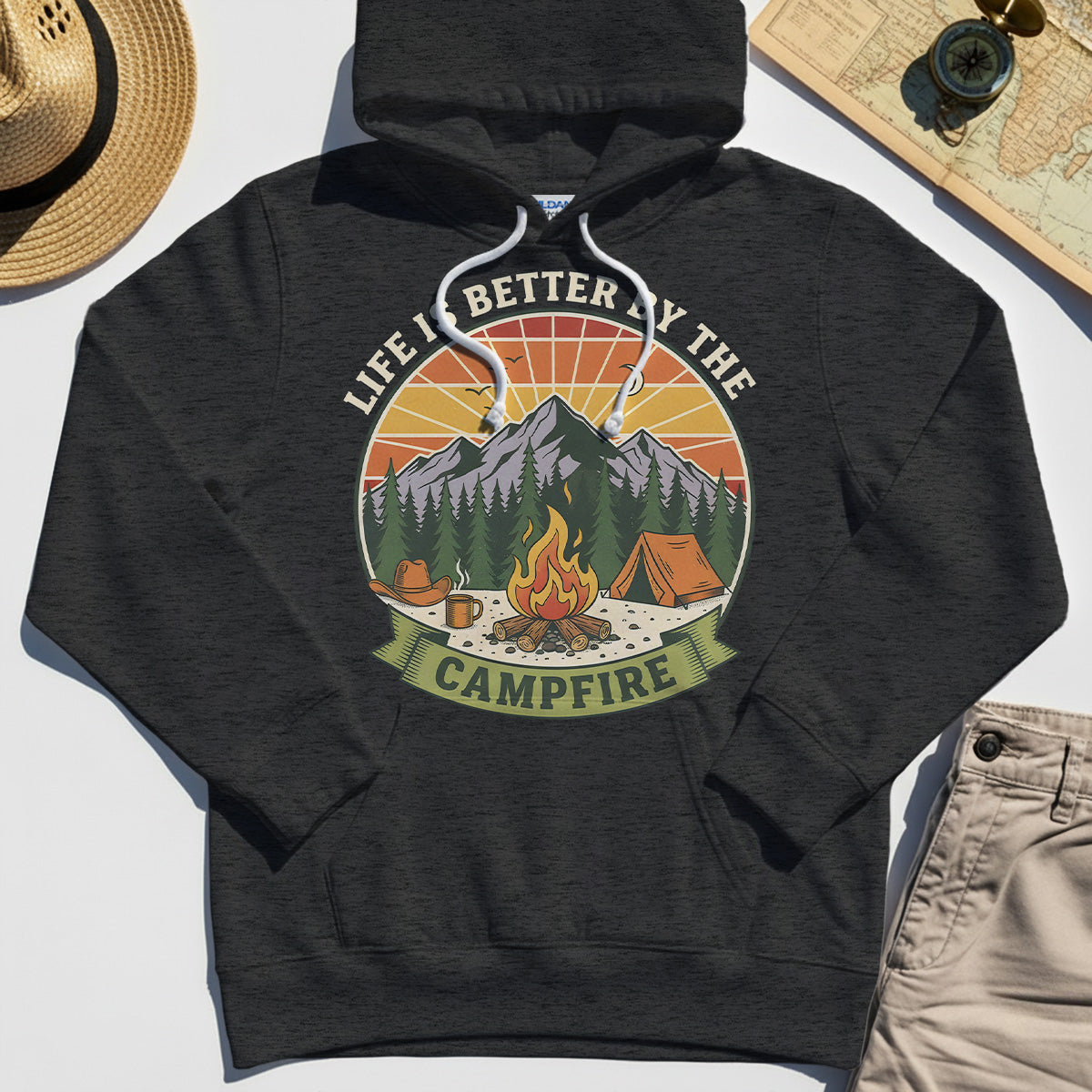 Life Is Better By The Campfire Hoodie 3