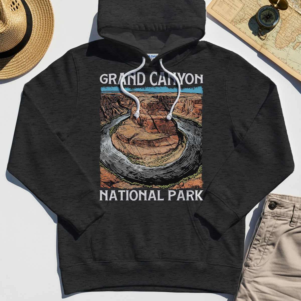 Retro Grand Canyon National Park Hoodie 3