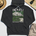Denali National Park Hoodie, National Park Mountain Landscape Hoodie 4