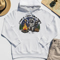 I Camp So I Don’t Punch People Hoodie, Funny Raccoon Marshmallow Campfire Hoodies 8
