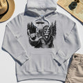 Funny Bigfoot Rock On Hoodie 4