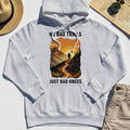 No Bad Trails Just Bad Knees Hoodie, Funny Trail And Camping Hoodies For Outdoor Lovers 5