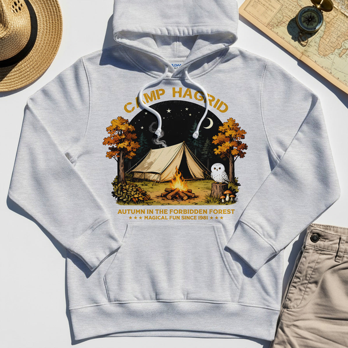 Vintage Camp Hagrid 1981 Hoodies 4