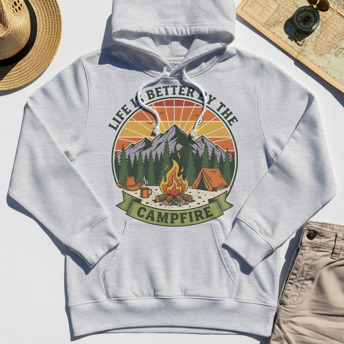 Life Is Better By The Campfire Hoodie 4