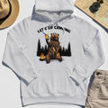 Let’s Go Camping Hoodie, Funny Beer Drinking Bear Graphic Hoodies For Outdoor & Camping Lovers 5