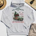 Winter Camping Adventure Hoodie, Retro Car with Tree Family Christmas Camping Hoodies 5
