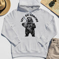 Let’s Go Camping Funny Bear Drinking Beer Hoodie, Beer Lover Hoodie For Outdoor Adventure & Camping Fans 4