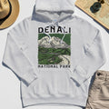Denali National Park Hoodie, National Park Mountain Landscape Hoodie 5
