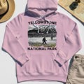 Yellowstone National Park Hoodie, Bigfoot Hiking Graphic 5