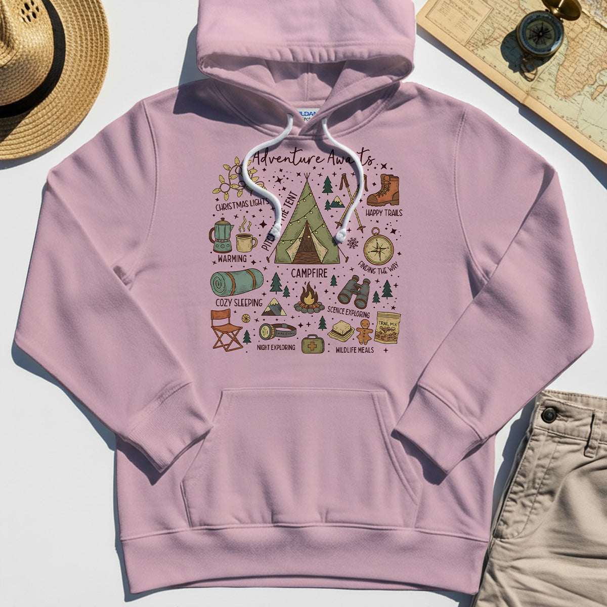 Camping Adventure Awaits Hoodies 6