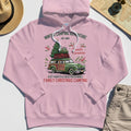 Winter Camping Adventure Hoodie, Retro Car with Tree Family Christmas Camping Hoodies 6