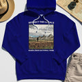 Sasquatch Respect The Locals Hoodies, Bigfoot Hiking Through Badlands National Park Hoodie 6