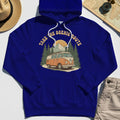 Take The Scenic Route Hoodie, Vintage Road Trip Hoodies For Travelers And Adventure Lovers 3