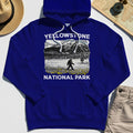 Yellowstone National Park Hoodie, Bigfoot Hiking Graphic 6