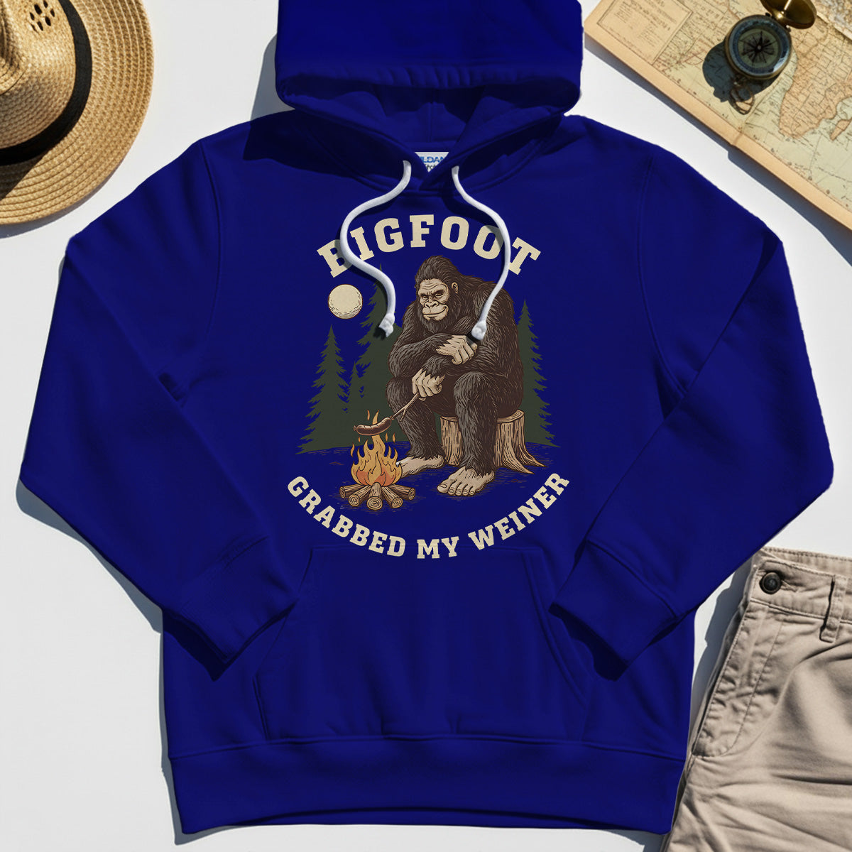 Bigfoot Grabbed My Wiener Hoodies 6