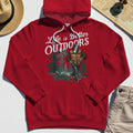Bigfoot Life Is Better Outdoors Hoodie, Retro Camping Graphic Hoodies For Outdoor Adventurers 7