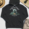 Yellowstone National Park Hoodie, Bear & Pines Mountain Graphic Hoodies 4