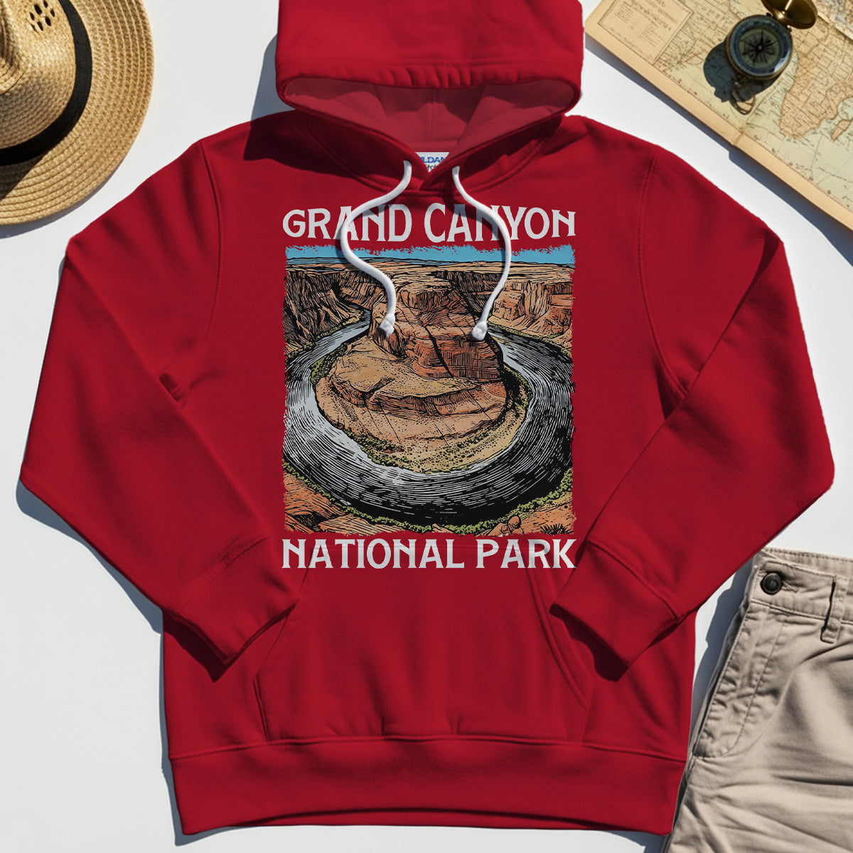 Retro Grand Canyon National Park Hoodie 7