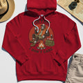 Funny Bigfoot Camping Hoodie, 