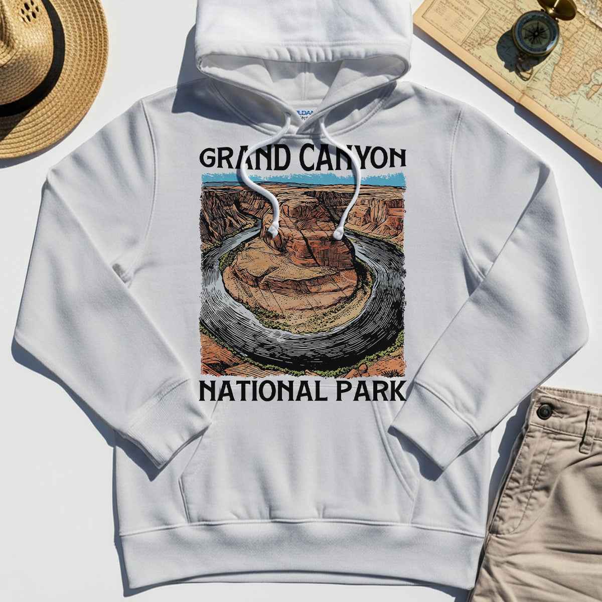 Retro Grand Canyon National Park Hoodie 8