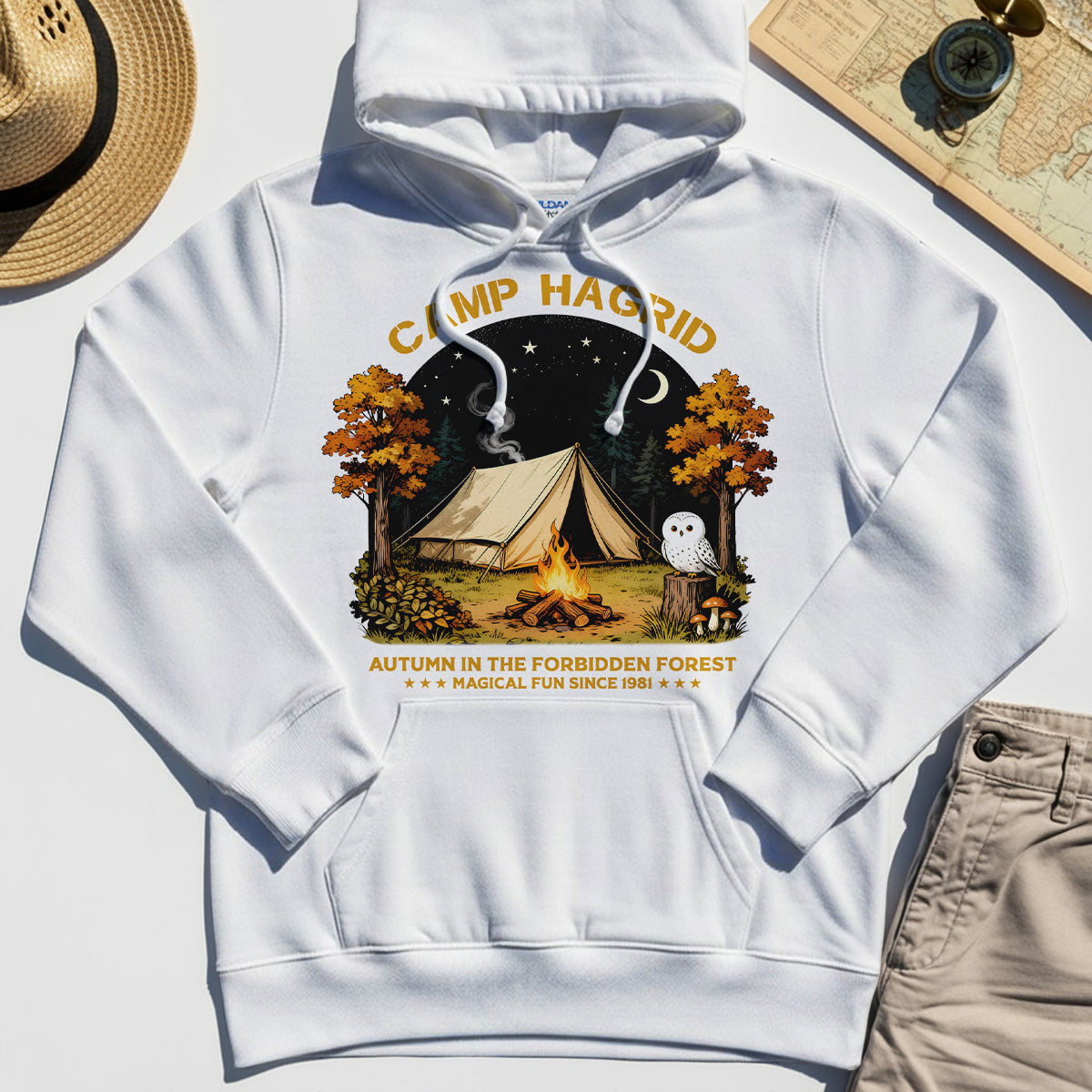 Vintage Camp Hagrid 1981 Hoodies 8