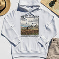 Sasquatch Respect The Locals Hoodies, Bigfoot Hiking Through Badlands National Park Hoodie 8