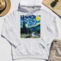 Funny Sasquatch Van Gogh Parody Hoodie, Bigfoot Starry Night Hoodie 8