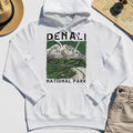 Denali National Park Hoodie, National Park Mountain Landscape Hoodie 8