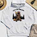Let’s Go Camping Hoodie, Funny Beer Drinking Bear Graphic Hoodies For Outdoor & Camping Lovers 8