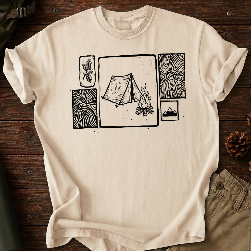 Tent Camping T-Shirt