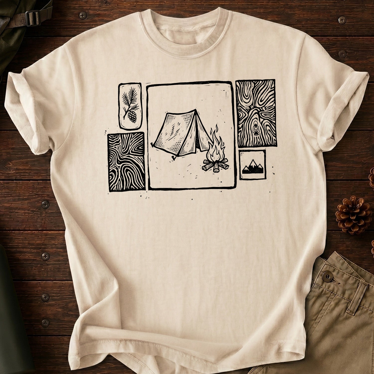 Tent Camping T-Shirt