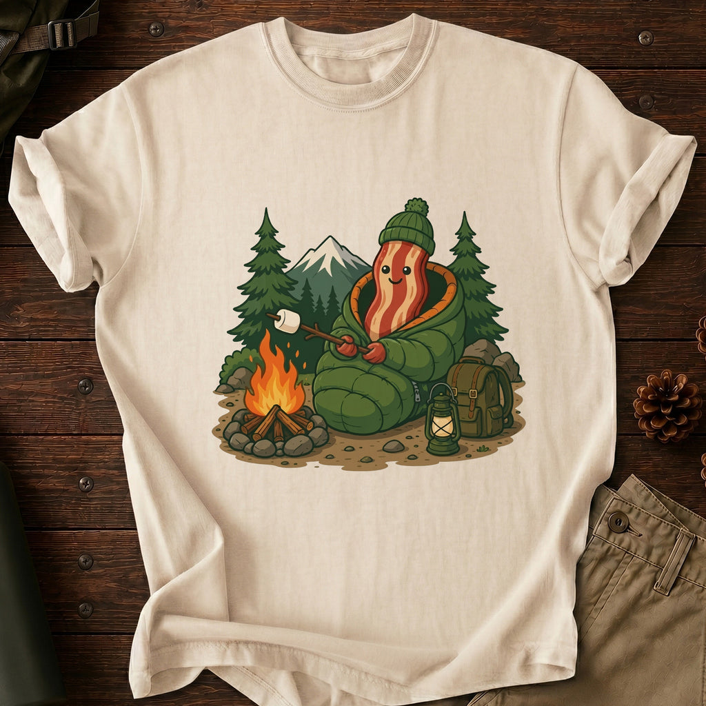Camping Bacon T-Shirt
