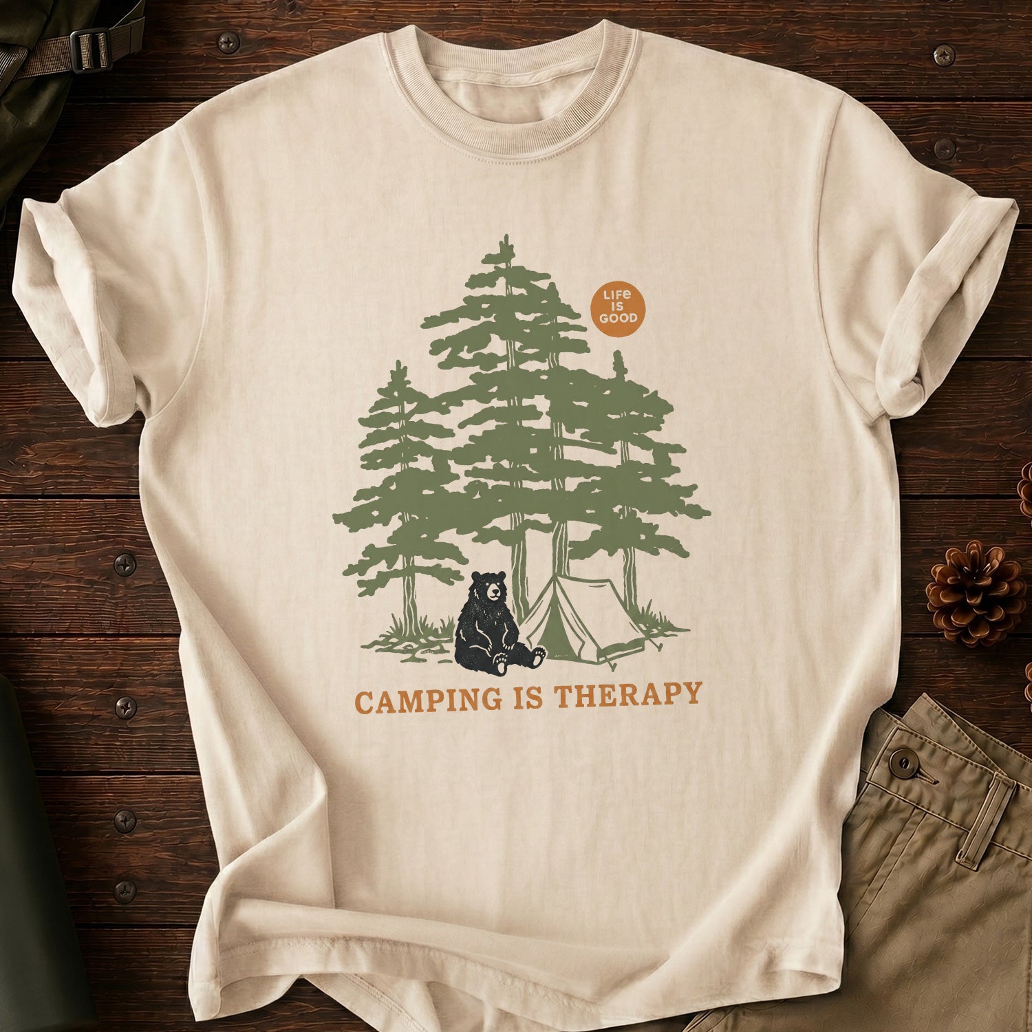 Camping Is Therapy T-Shirt