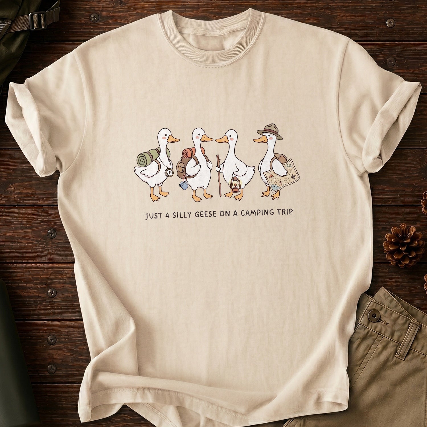 Silly Geese Camping Trip T-Shirt