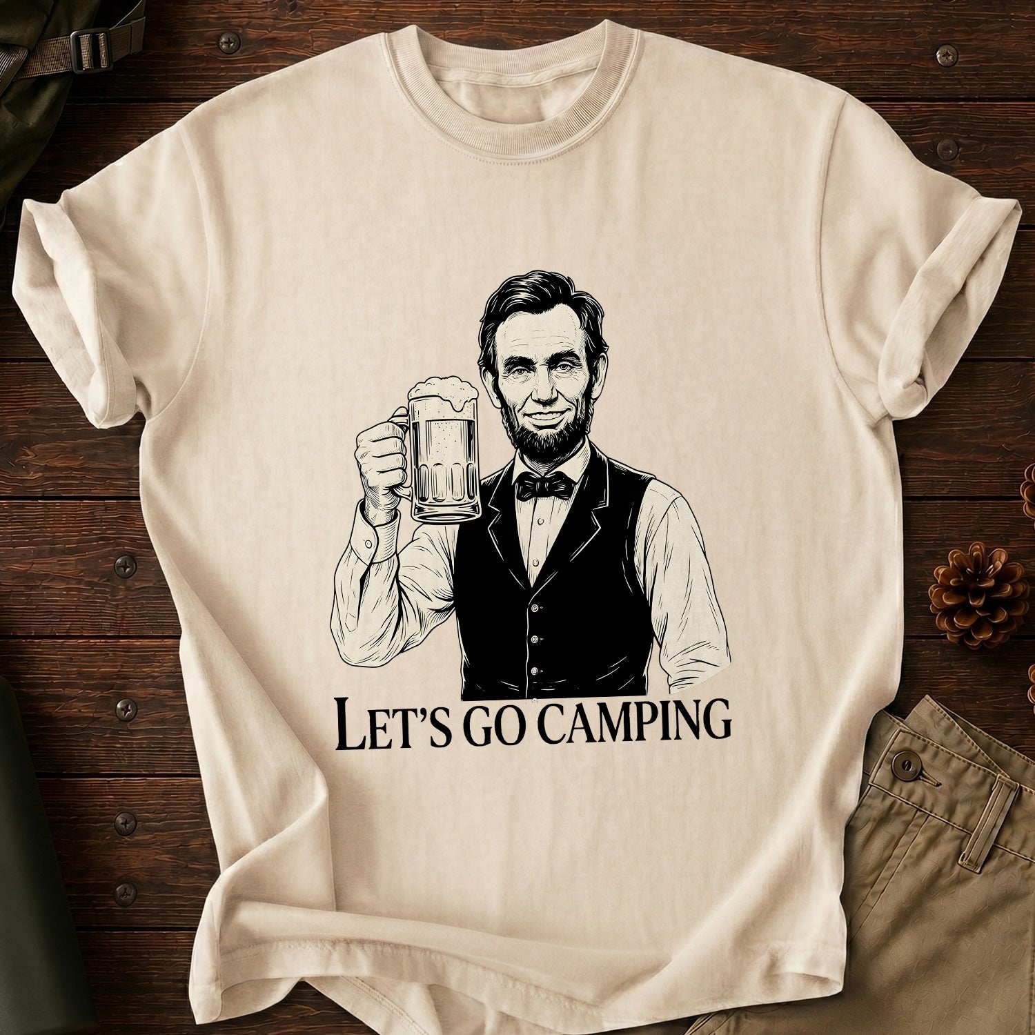 Go Camping With Lincoln T-Shirt