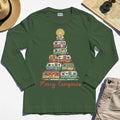Retro Camper Van Christmas Long Sleeve, Funny Holiday Camping Long Sleeve Tees For Men And Women 3